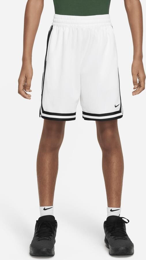 Nike Dri-FIT DNA basketbalshorts voor jongens Wit - Foto 3