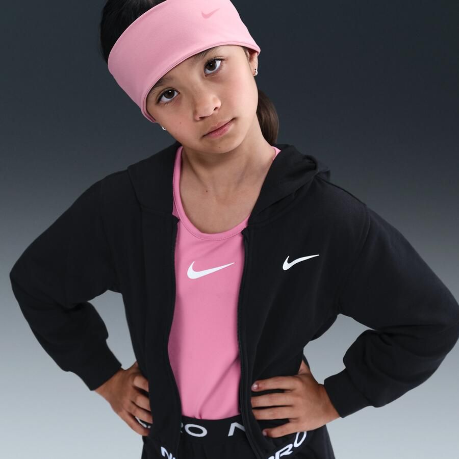 Nike Dri-FIT Essentials Pro hoodie met rits over de hele lengte voor kleuters Zwart - Foto 2