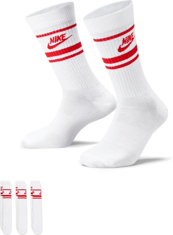 Nike Dri-FIT Everyday Essential crew sokken (3 paar) Wit - Foto 2