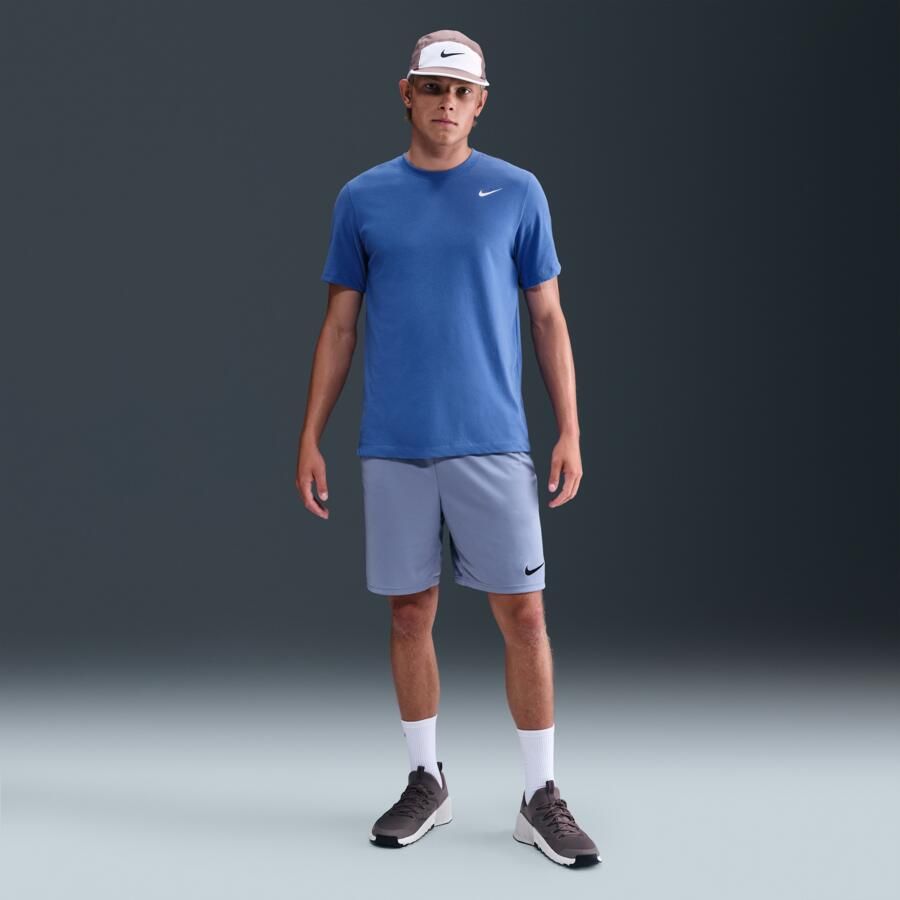 Nike Dri-FIT Fitness T-shirt voor heren Blauw - Foto 3