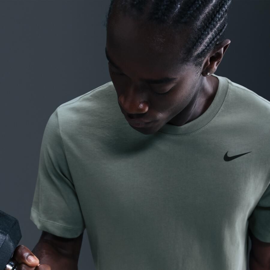 Nike Dri-FIT Fitness T-shirt voor heren Grijs - Foto 2