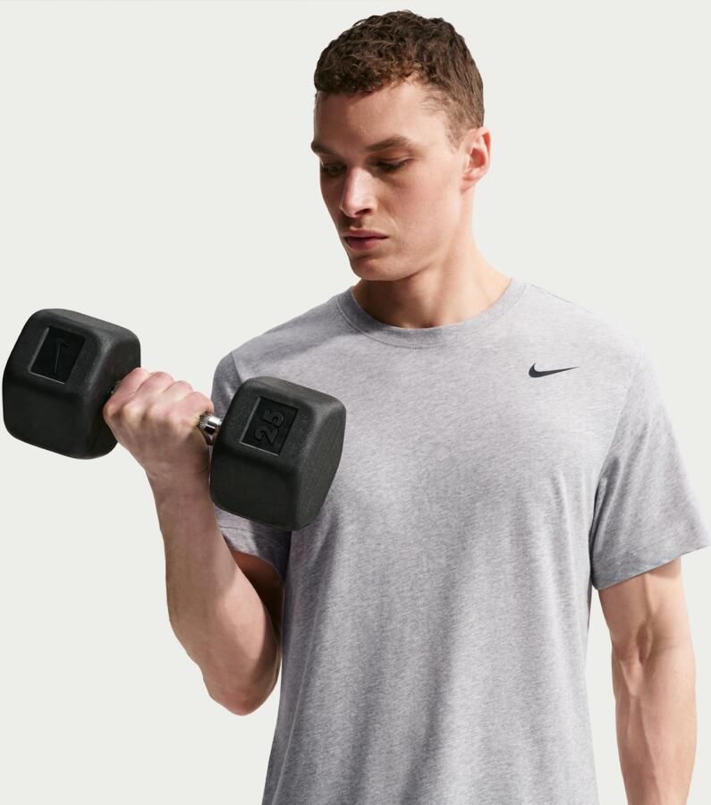 Nike Dri-FIT Fitness T-shirt voor heren Grijs - Foto 8