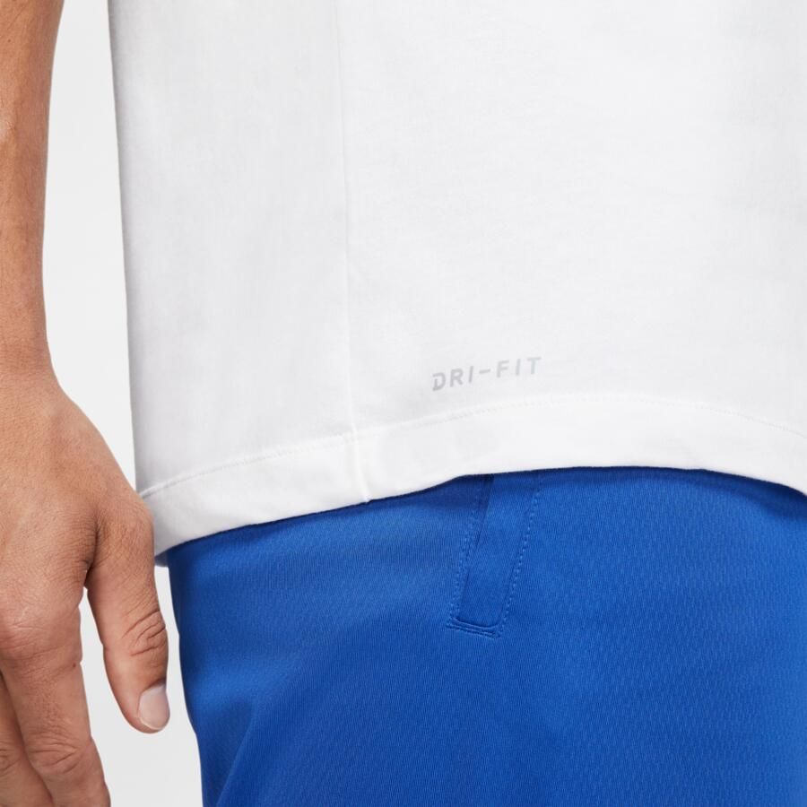 Nike Dri-FIT Fitness T-shirt voor heren Wit - Foto 3