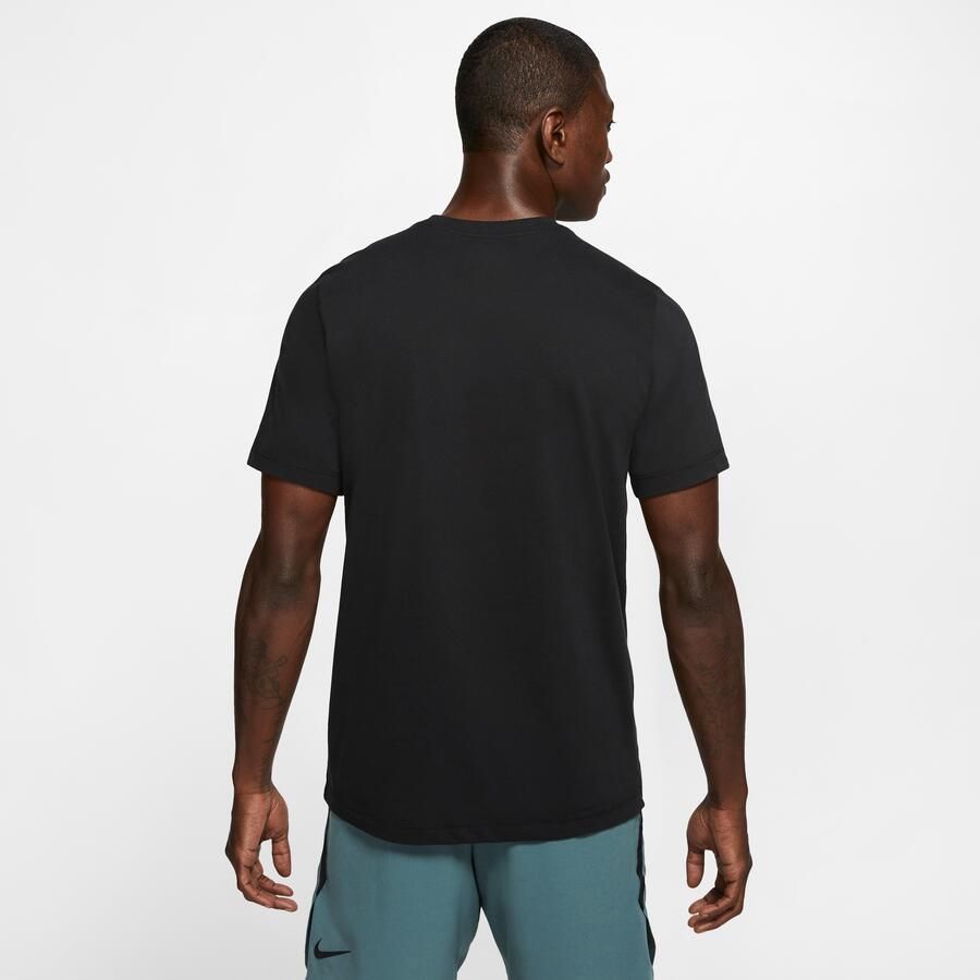 Nike Dri-FIT Fitness T-shirt voor heren Zwart - Foto 5