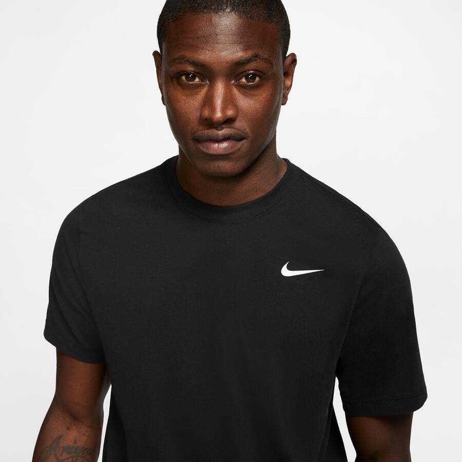 Nike Dri-FIT Fitness T-shirt voor heren Zwart - Foto 6