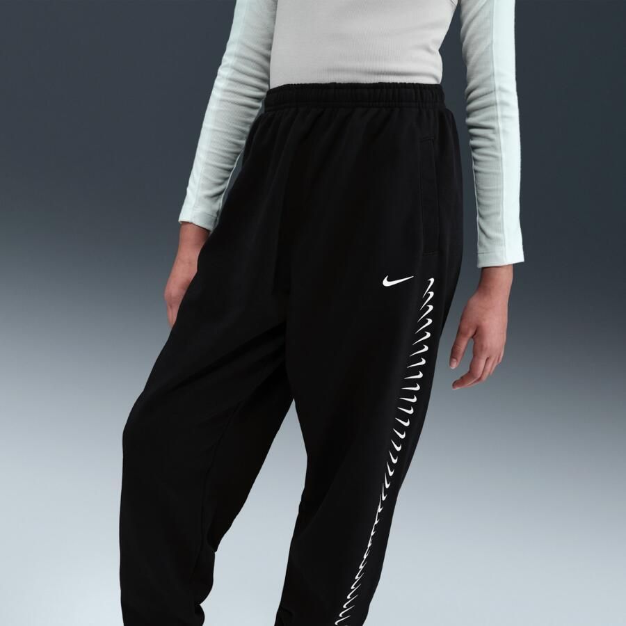 Nike Dri-FIT fleecebroek voor meisjes Zwart