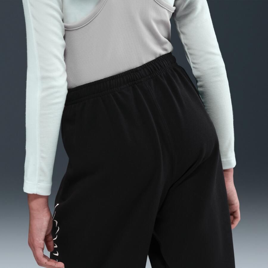 Nike Dri-FIT fleecebroek voor meisjes Zwart - Foto 2
