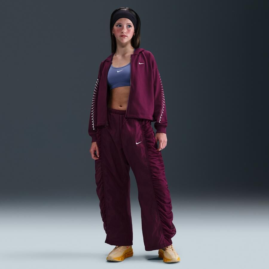 Nike Dri-FIT fleecehoodie voor meisjes Rood - Foto 3