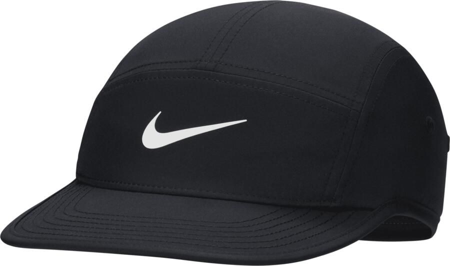 Nike Fly Dri-FIT ongestructureerde Swoosh pet Zwart