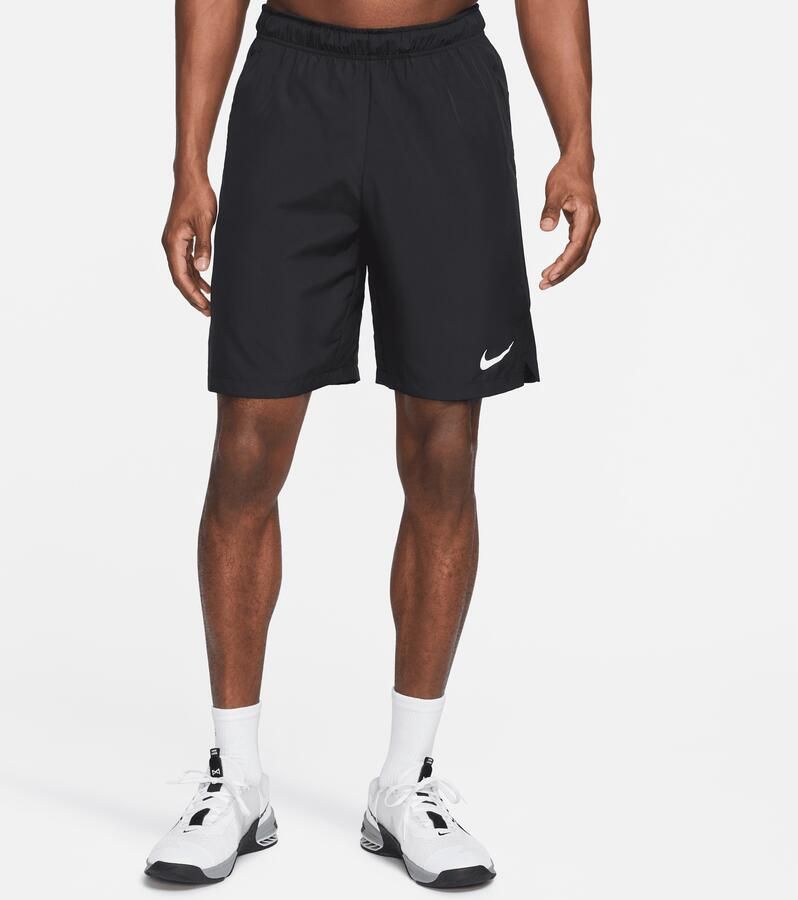 Nike Dri-FIT Geweven trainingsshorts voor heren (23 cm) Zwart - Foto 2