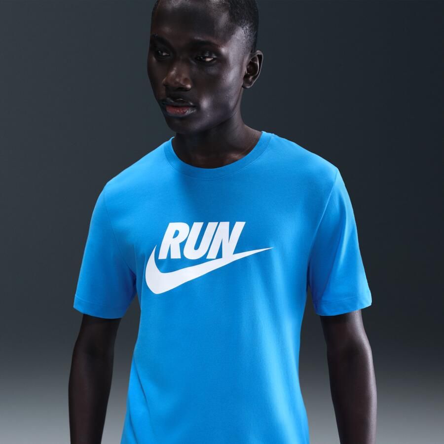 Nike Dri-FIT hardloopshirt voor heren Blauw - Foto 4