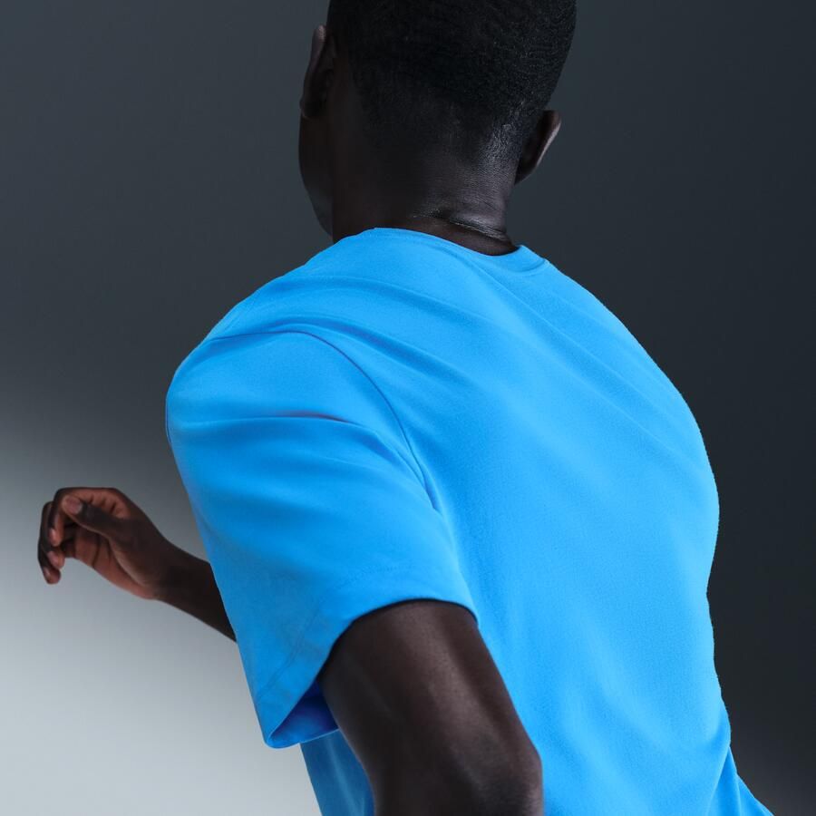 Nike Dri-FIT hardloopshirt voor heren Blauw