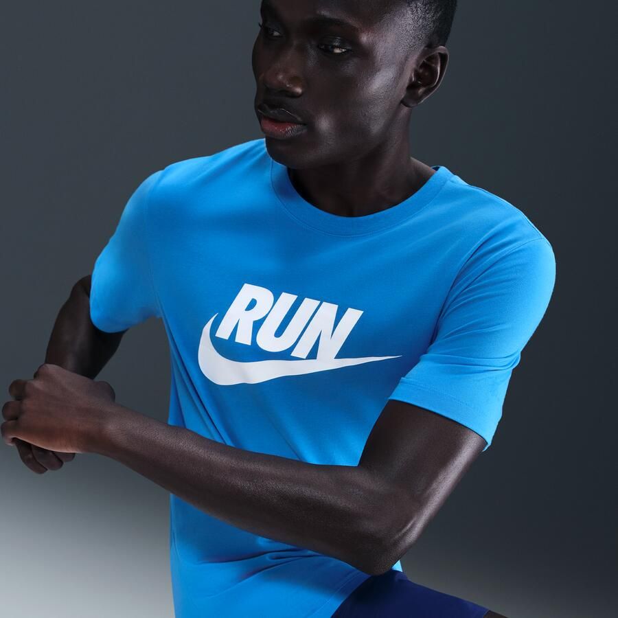 Nike Dri-FIT hardloopshirt voor heren Blauw - Foto 2