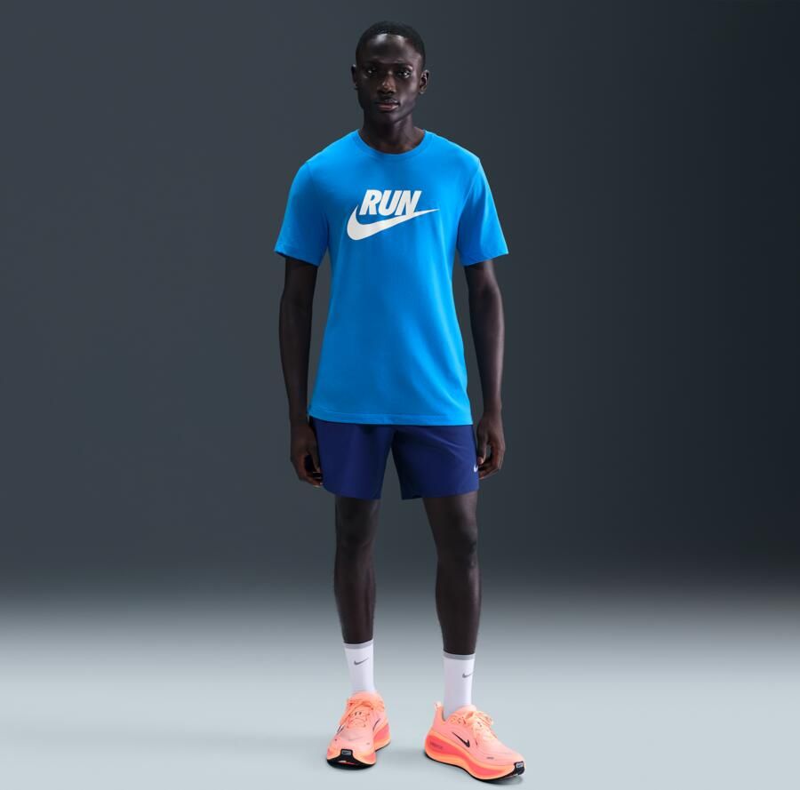 Nike Dri-FIT hardloopshirt voor heren Blauw - Foto 3