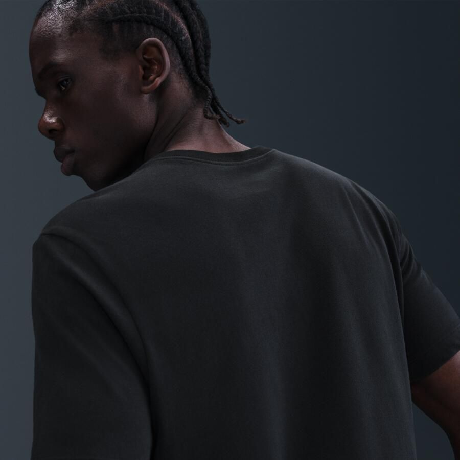 Nike Dri-FIT hardloopshirt voor heren Zwart
