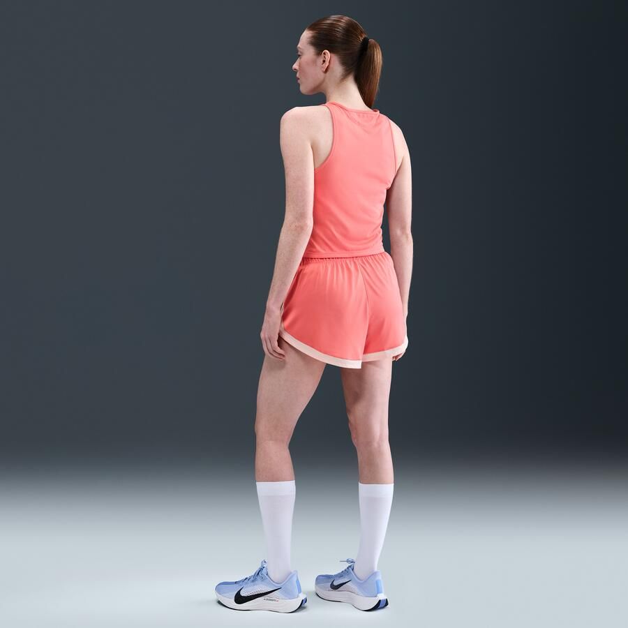 Nike Dri-FIT hardloopshorts met binnenbroekje voor dames Oranje - Foto 3