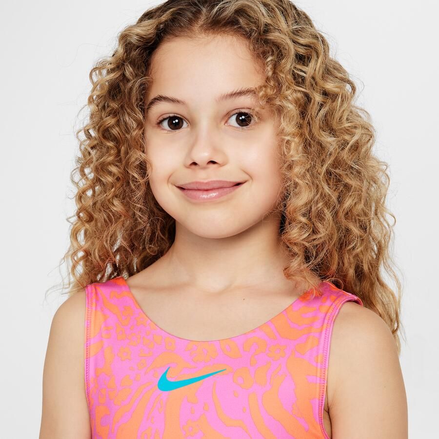 Nike Dri-FIT kleuterjurk met wilde bloemen Roze