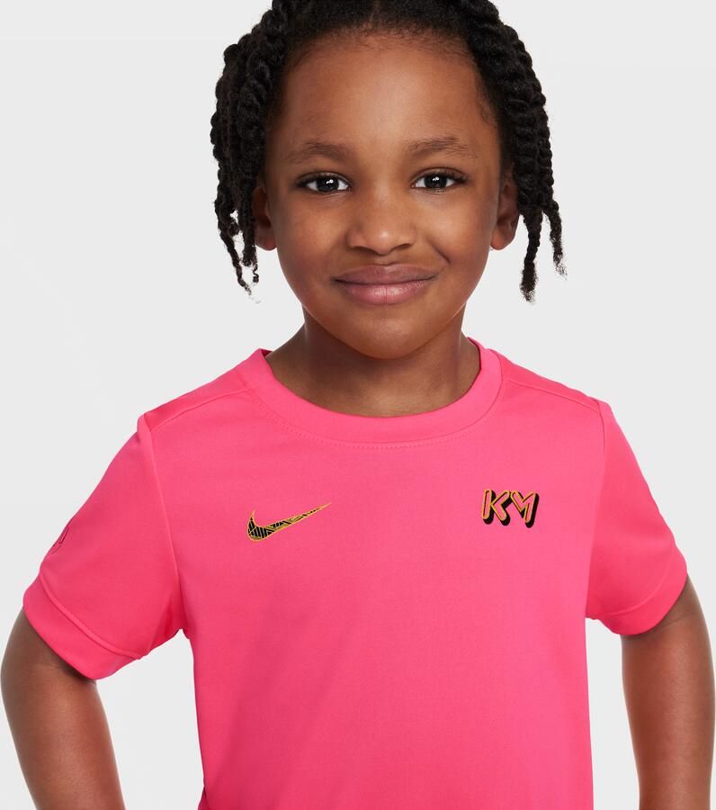 Nike Dri-FIT Kylian Mbappé ACD25 set met top en shorts met korte mouwen voor kleuters Roze - Foto 2