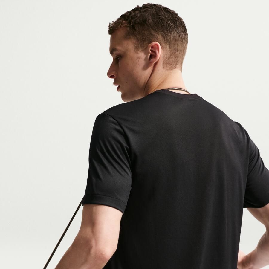 Nike Dri-FIT Legend Fitness T-shirt voor heren Zwart - Foto 2