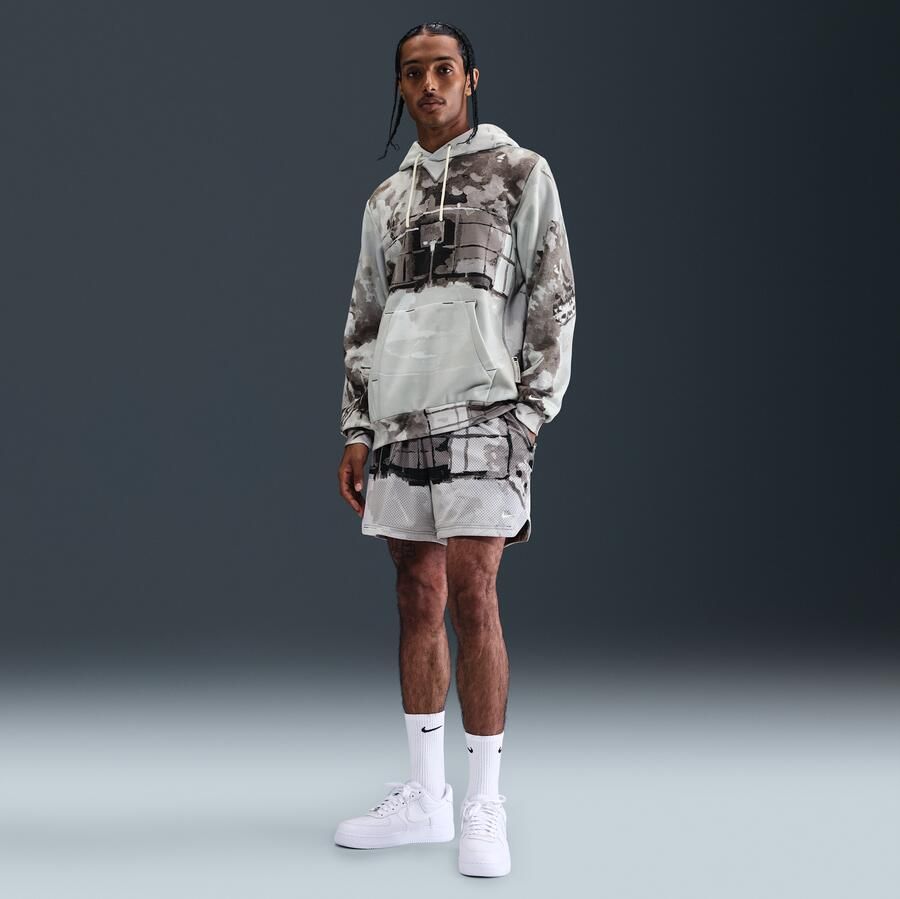 Nike Dri-FIT mesh basketbalshorts voor heren (13 cm) Grijs - Foto 4