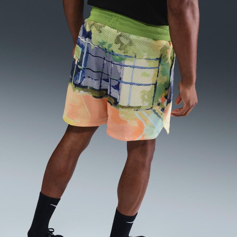 Nike Dri-FIT mesh basketbalshorts voor heren (13 cm) Groen - Foto 2