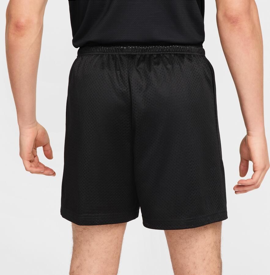 Nike Dri-FIT mesh basketbalshorts voor heren (13 cm) Zwart - Foto 3