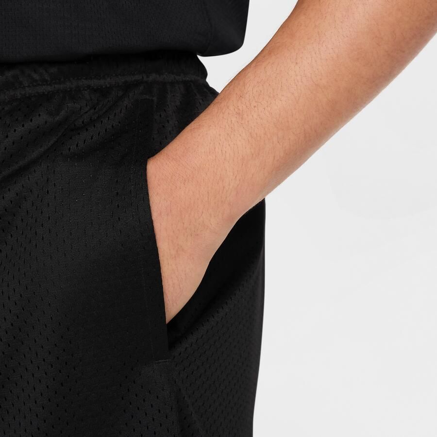 Nike Dri-FIT mesh basketbalshorts voor heren (13 cm) Zwart - Foto 2