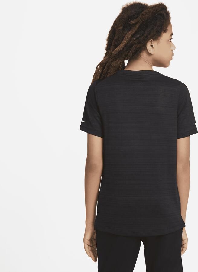 Nike Dri-FIT Miler trainingstop voor Zwart - Foto 4
