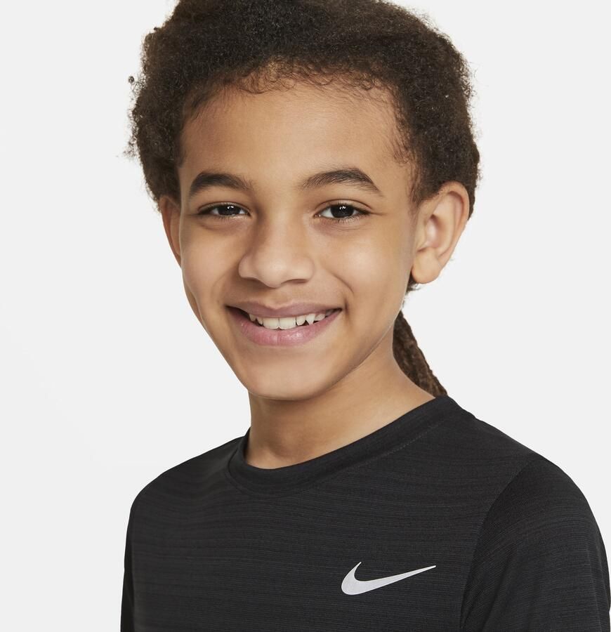 Nike Dri-FIT Miler trainingstop voor Zwart - Foto 2