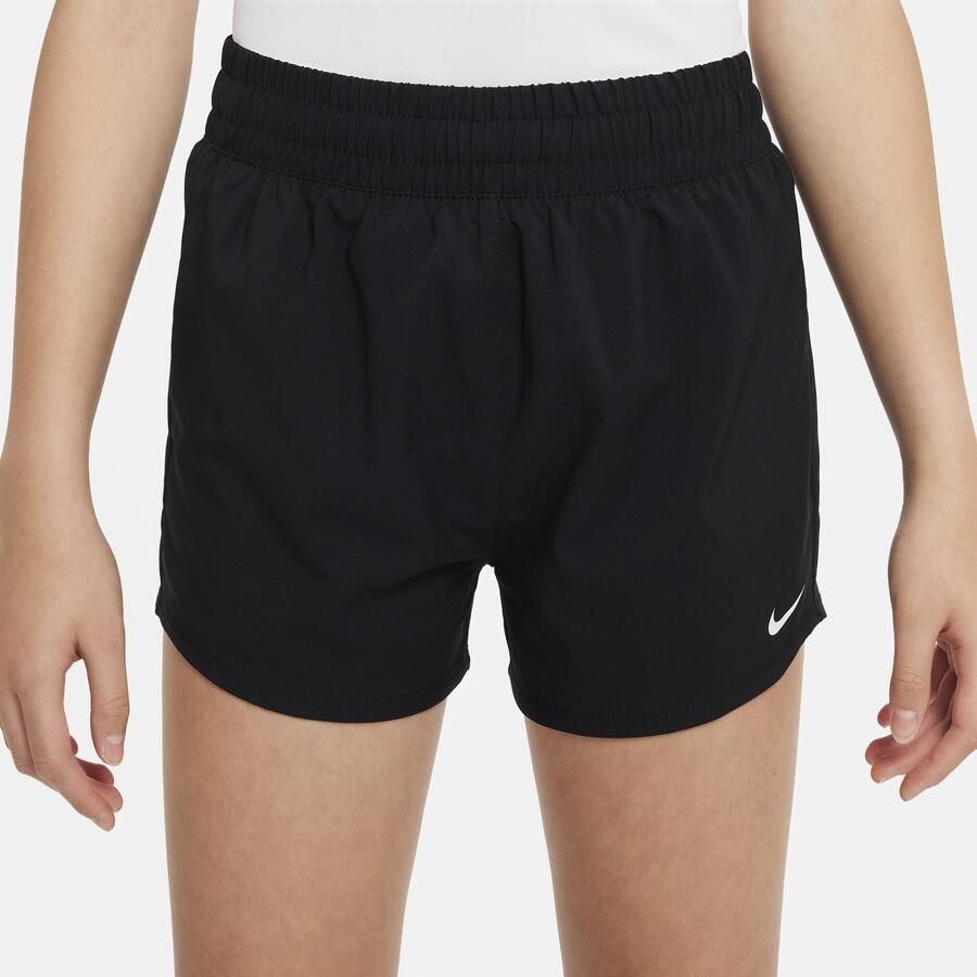 Nike Dri-FIT One geweven trainingsshorts met hoge taille voor Zwart - Foto 4