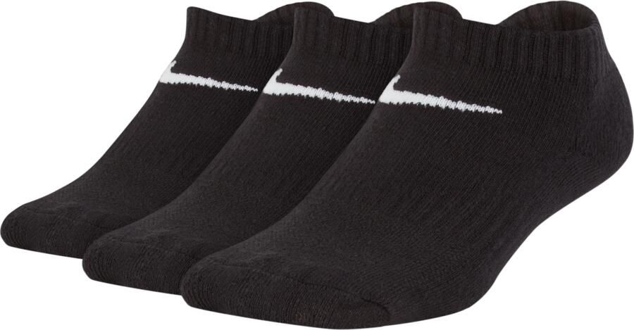 Nike Dri-FIT Perfor ce No-Show sokken voor kleuters (3 paar) Zwart - Foto 2