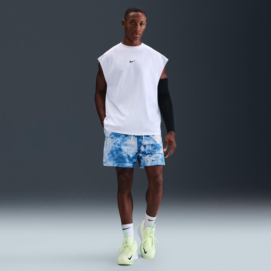 Nike Dri-FIT Practice Mesh basketbalshorts voor heren (13 cm) Grijs - Foto 4