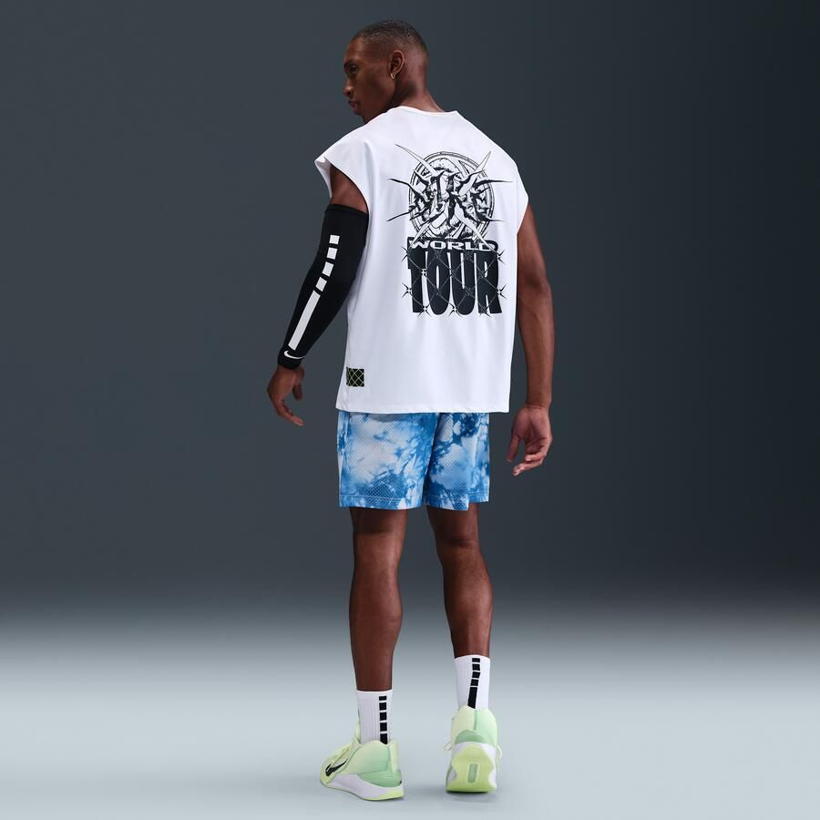 Nike Dri-FIT Practice Mesh basketbalshorts voor heren (13 cm) Grijs - Foto 3