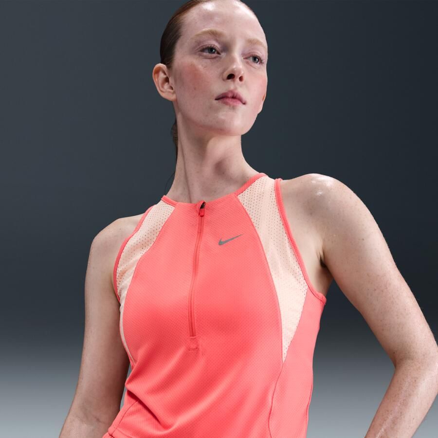 Nike Dri-FIT singlet voor dames Oranje - Foto 4