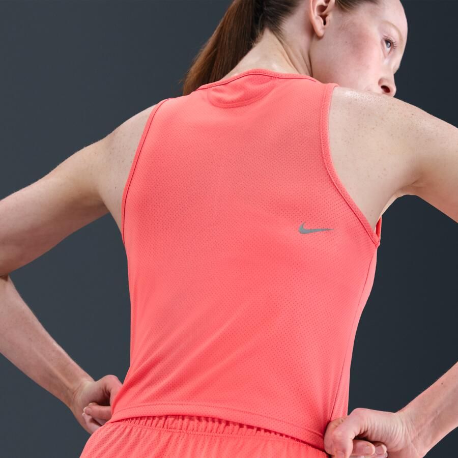Nike Dri-FIT singlet voor dames Oranje
