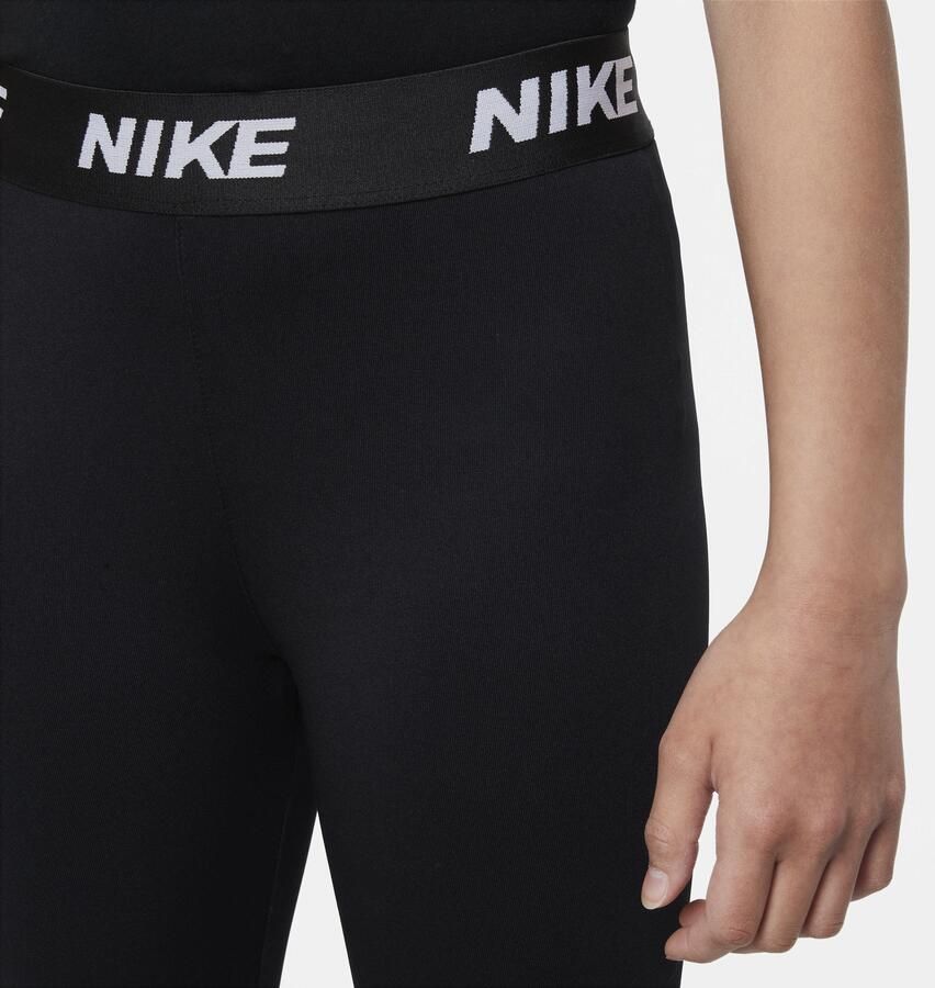 Nike Dri-FIT Sport Essentials Swoosh legging voor kleuters Zwart - Foto 2