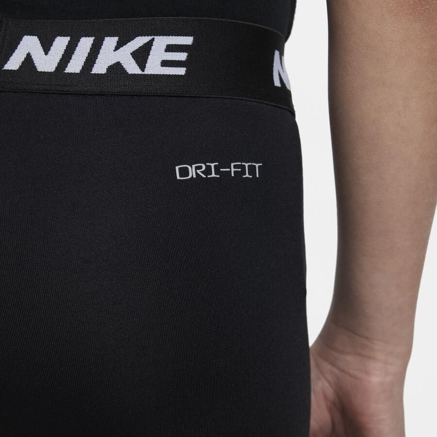 Nike Dri-FIT Sport Essentials Swoosh legging voor kleuters Zwart