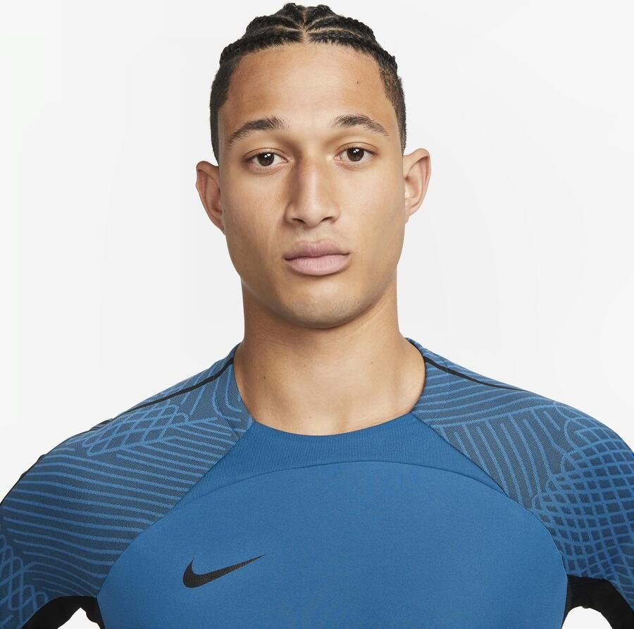 Nike Dri-FIT Strike Voetbaltop met korte mouwen voor heren Blauw - Foto 2