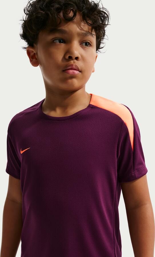 Nike Dri-FIT Strike voetbaltop met korte mouwen voor kids Rood - Foto 4