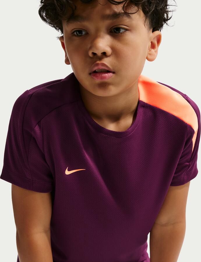 Nike Dri-FIT Strike voetbaltop met korte mouwen voor kids Rood - Foto 2