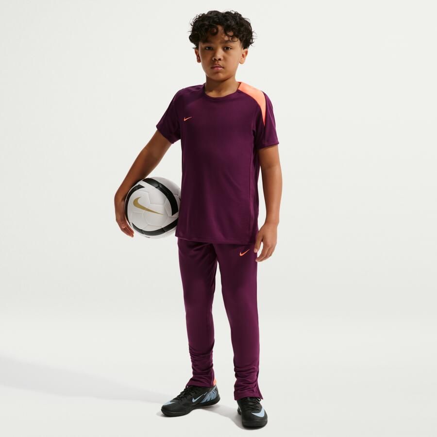 Nike Dri-FIT Strike voetbaltop met korte mouwen voor kids Rood