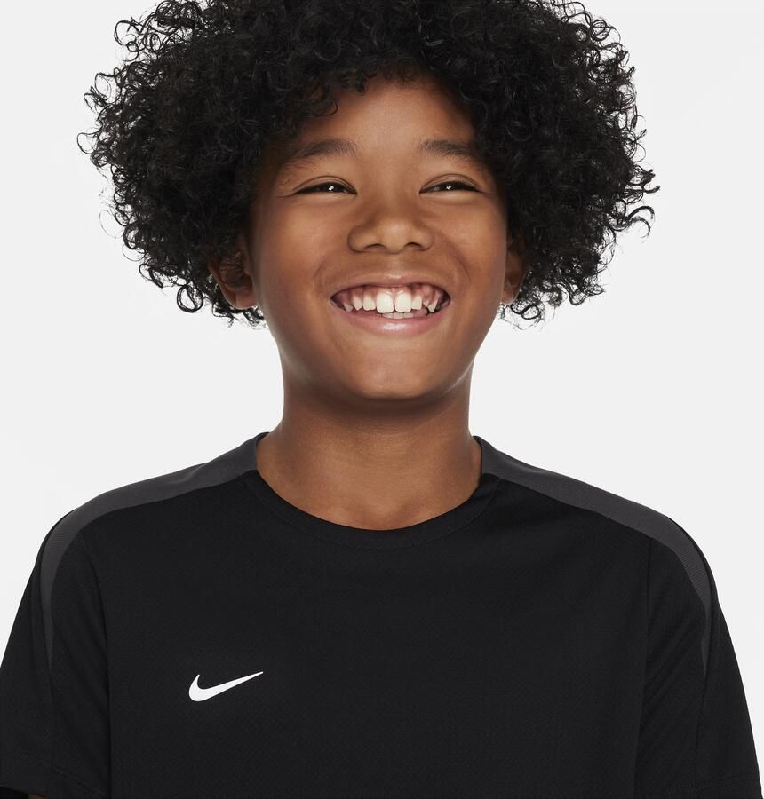 Nike Dri-FIT Strike voetbaltop met korte mouwen voor kids Zwart - Foto 2