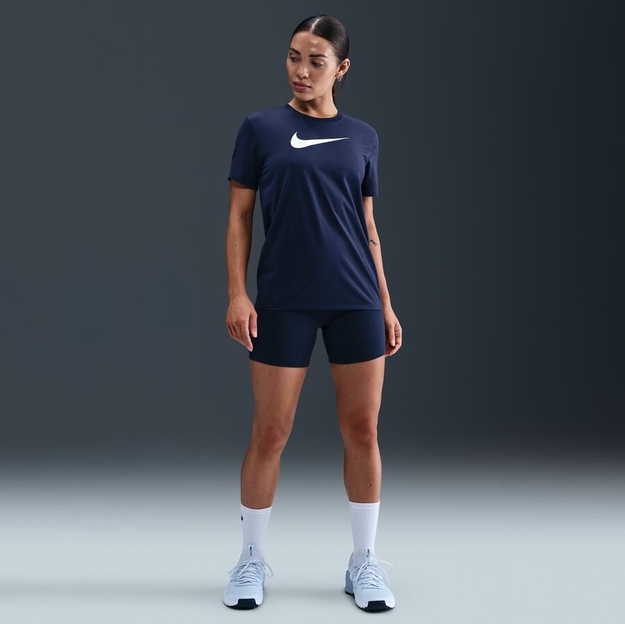 Nike Dri-FIT T-shirt met graphic voor dames Blauw - Foto 3