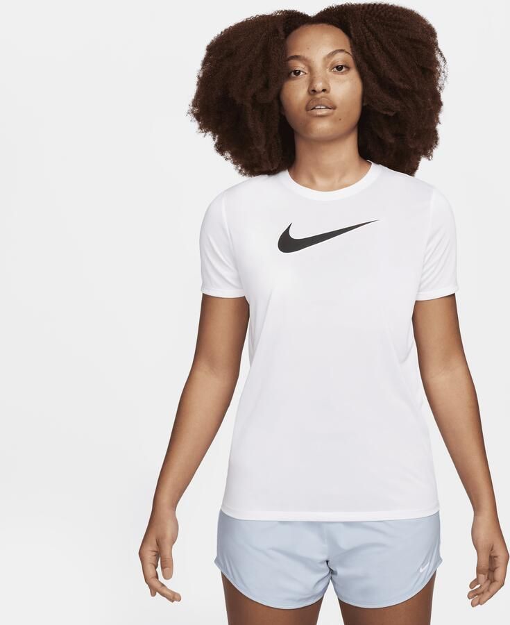 Nike Dri-FIT T-shirt met graphic voor dames Wit - Foto 4