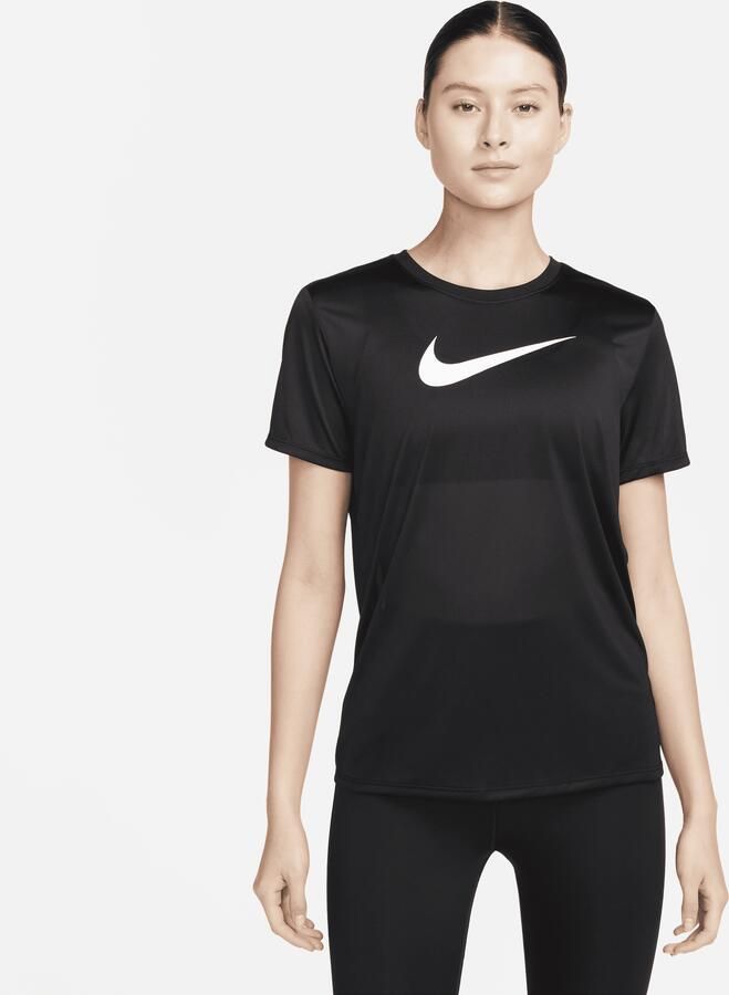 Nike Dri-FIT T-shirt met graphic voor dames Zwart - Foto 4