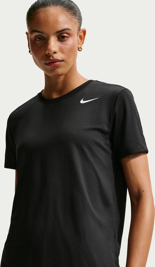 Nike Dames Performance T-shirt Dx0687 Zwart Dames - Foto 2
