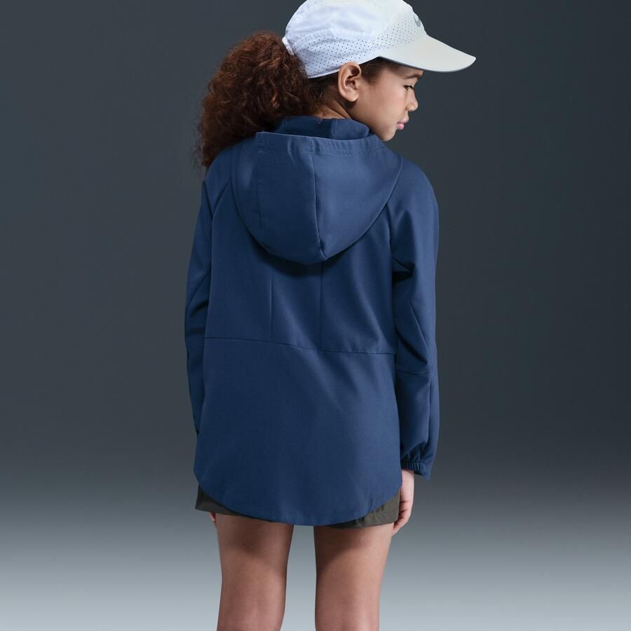 Nike Dri-FIT trainingsjack met uv-bescherming voor kids Blauw - Foto 3