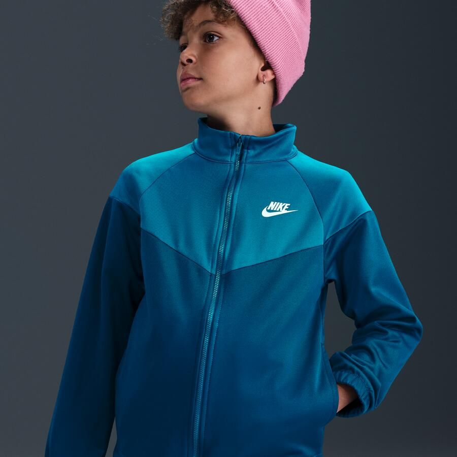 Nike Dri-FIT trainingspak voor kids Blauw