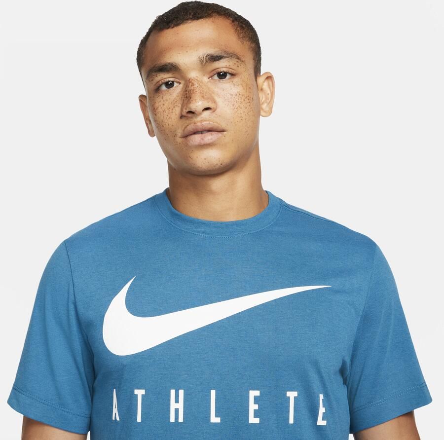 Nike Dri-FIT Trainingsshirt voor heren Blauw