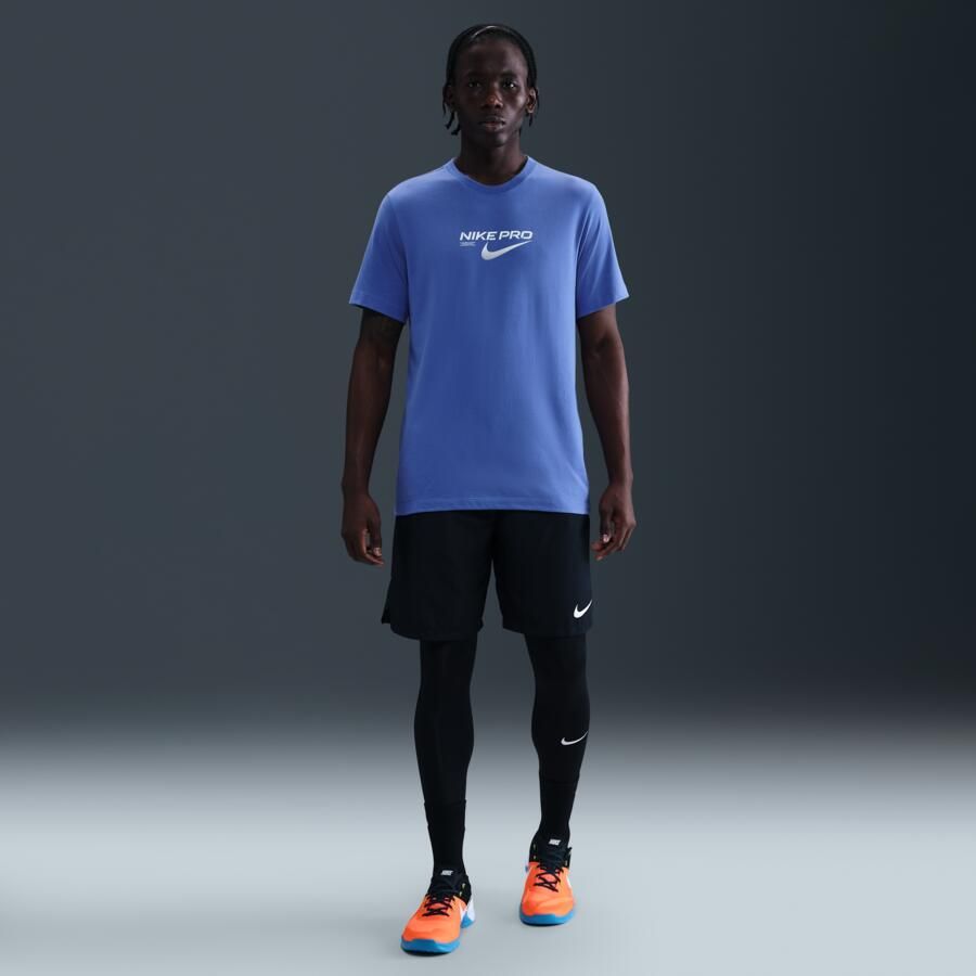 Nike Dri-FIT trainingsshirt voor heren Blauw - Foto 3